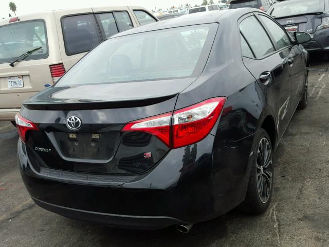 5YFBURHE3GP406808 - 2016 TOYOTA COROLLA L BLACK photo 4