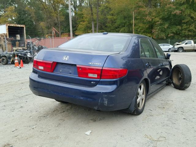 1HGCM56825A096602 - 2005 HONDA ACCORD EX BLUE photo 4