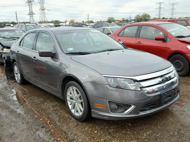 3FAHP0JA3BR152904 - 2011 FORD FUSION SEL GRAY photo 1