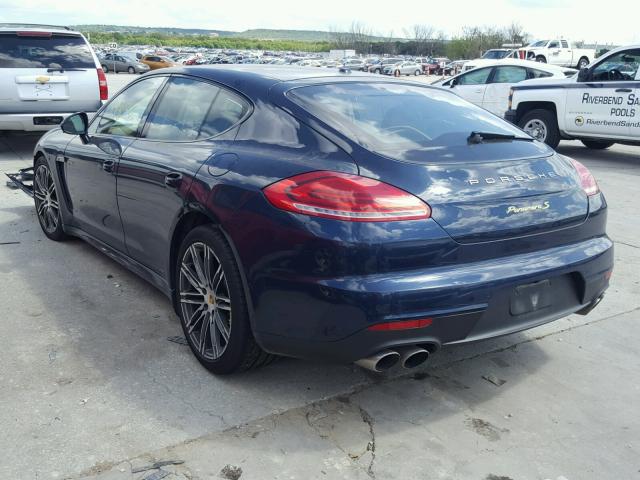 WP0AD2A7XFL040304 - 2015 PORSCHE PANAMERA S BLUE photo 3