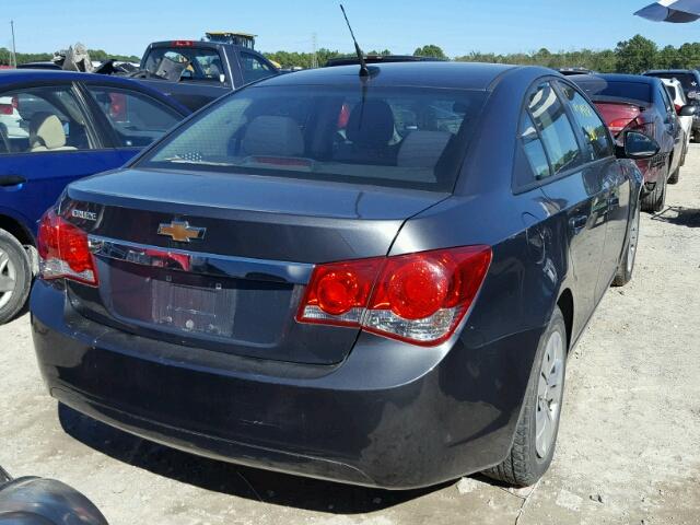 1G1PA5SH4D7214152 - 2013 CHEVROLET CRUZE LS GRAY photo 4