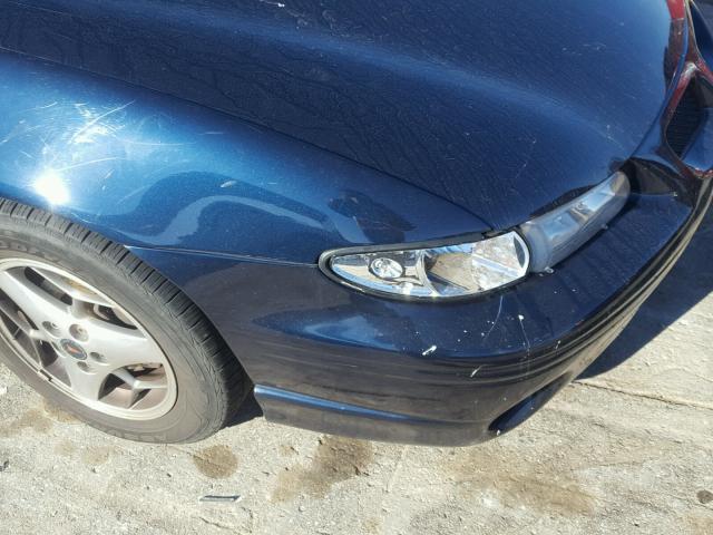 1G2WR52163F107708 - 2003 PONTIAC GRAND PRIX BLACK photo 9