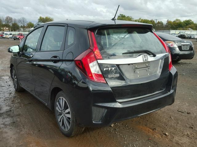 3HGGK5H83FM736017 - 2015 HONDA FIT EX BLACK photo 3