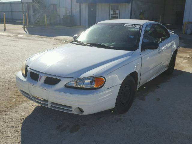 1G2NF52F72C254345 - 2002 PONTIAC GRAND AM S WHITE photo 2