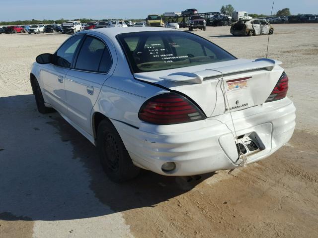 1G2NF52F72C254345 - 2002 PONTIAC GRAND AM S WHITE photo 3