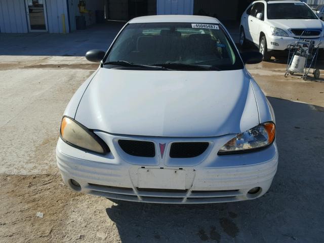 1G2NF52F72C254345 - 2002 PONTIAC GRAND AM S WHITE photo 9