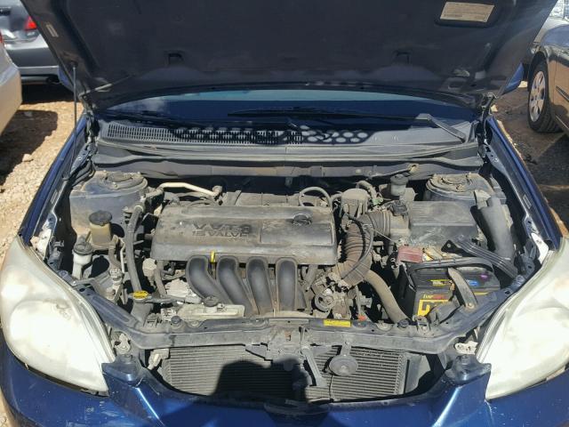 2T1KR32E33C061944 - 2003 TOYOTA COROLLA MA BLUE photo 7