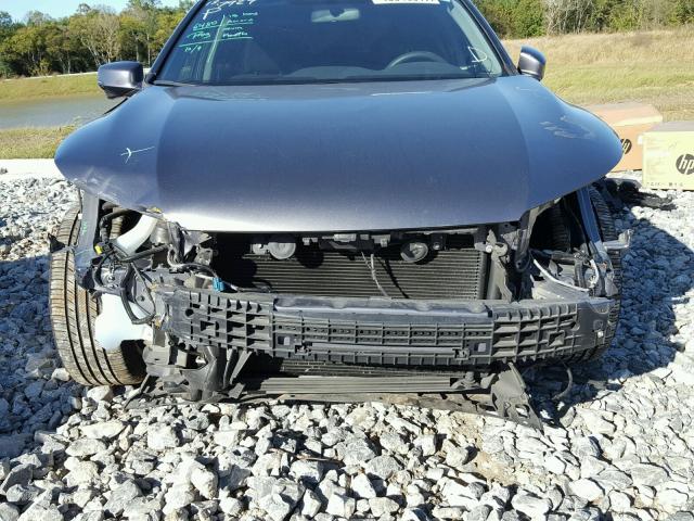 1HGCR2F72FA047571 - 2015 HONDA ACCORD EX GRAY photo 9