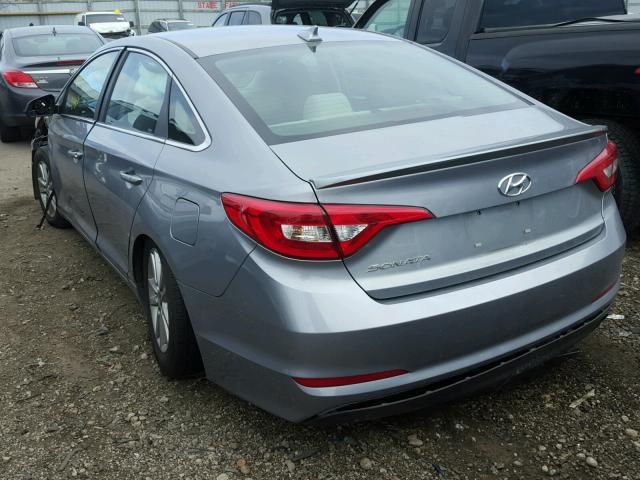 5NPE24AF4GH388096 - 2016 HYUNDAI SONATA SE GRAY photo 3