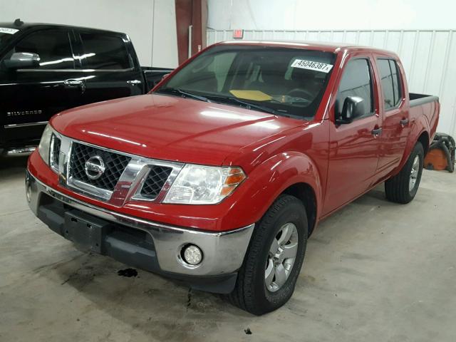 1N6AD0ER0BC451220 - 2011 NISSAN FRONTIER S RED photo 2