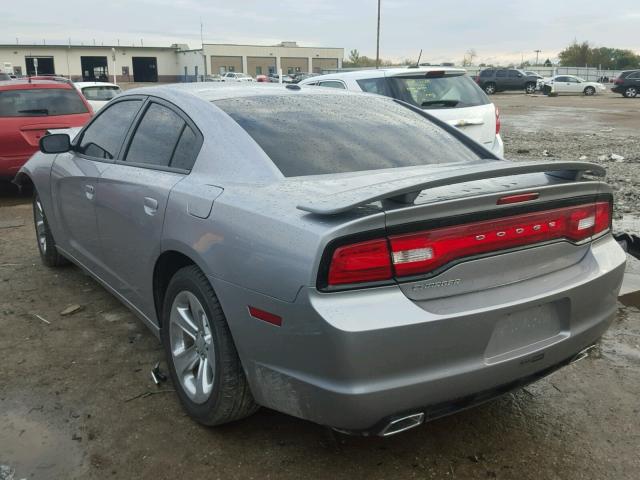 2C3CDXBG5DH711493 - 2013 DODGE CHARGER SE GRAY photo 3