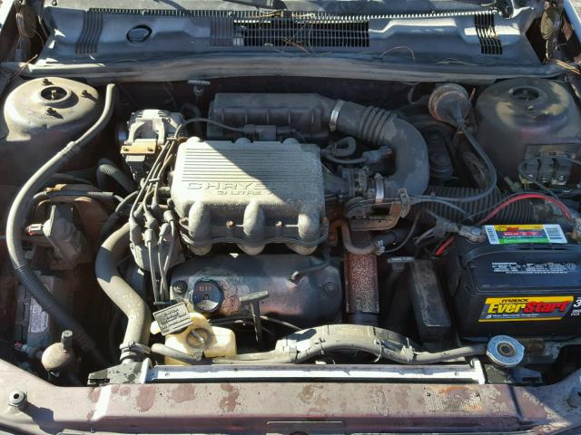 3C3AA5632RT277415 - 1994 CHRYSLER LEBARON LA BURGUNDY photo 7