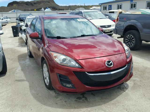 JM1BL1SF7A1168897 - 2010 MAZDA 3 I BURGUNDY photo 1