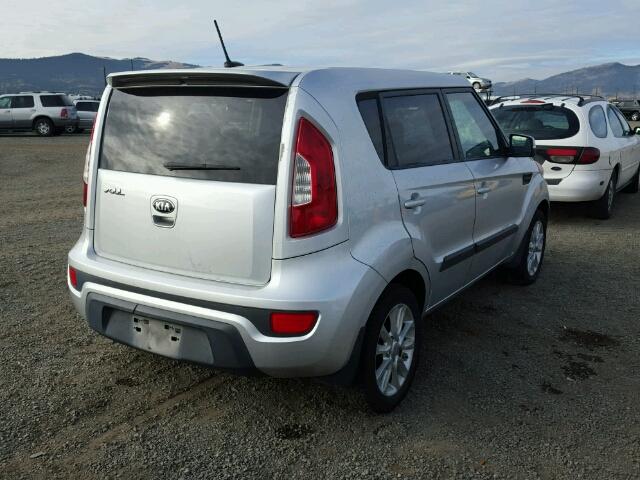 KNDJT2A66D7491293 - 2013 KIA SOUL + SILVER photo 4