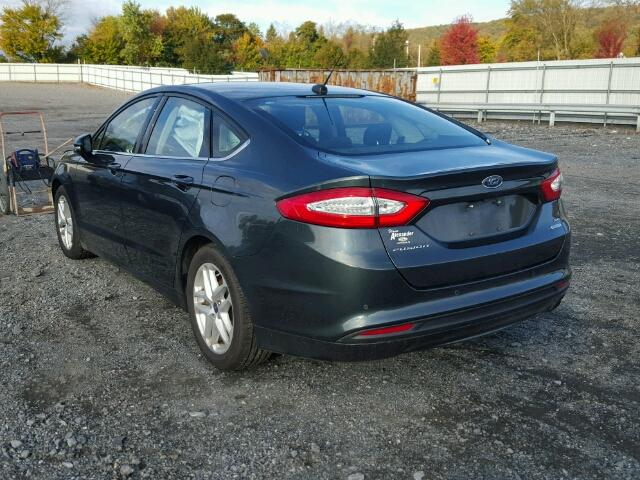 1FA6P0HD1F5108318 - 2015 FORD FUSION SE BLACK photo 3