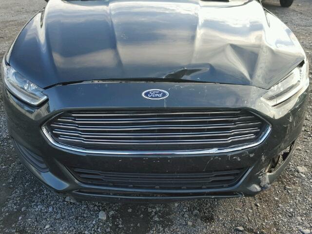 1FA6P0HD1F5108318 - 2015 FORD FUSION SE BLACK photo 7