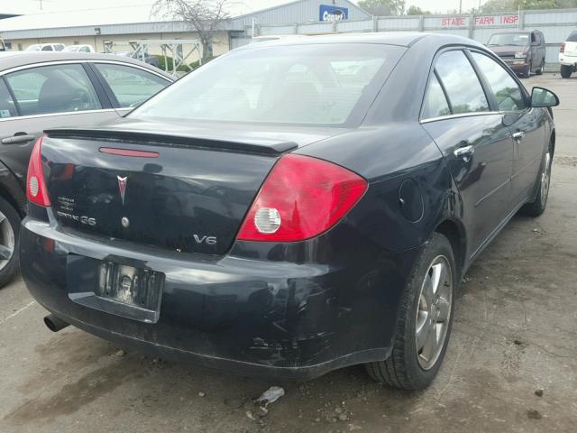 1G2ZG57N484300439 - 2008 PONTIAC G6 BLACK photo 4