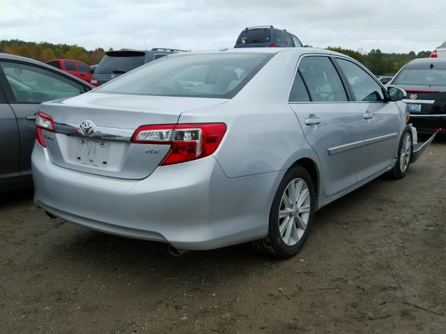 4T1BK1FK9CU013341 - 2012 TOYOTA CAMRY SE SILVER photo 4