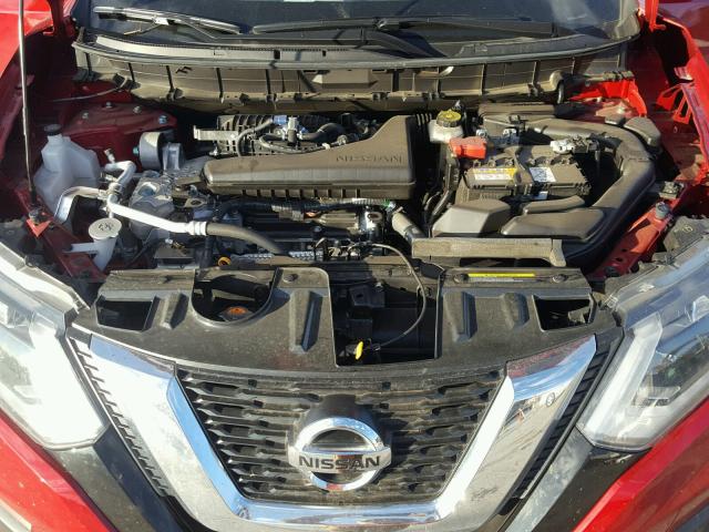 JN8AT2MT5HW384222 - 2017 NISSAN ROGUE MAROON photo 7