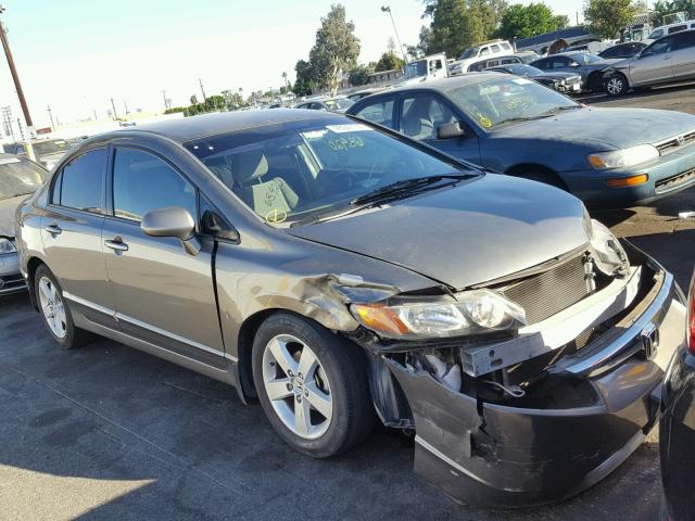 2HGFA16578H505221 - 2008 HONDA CIVIC LX GRAY photo 1