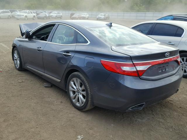 KMHFG4JG8CA183697 - 2012 HYUNDAI AZERA GLS GRAY photo 3