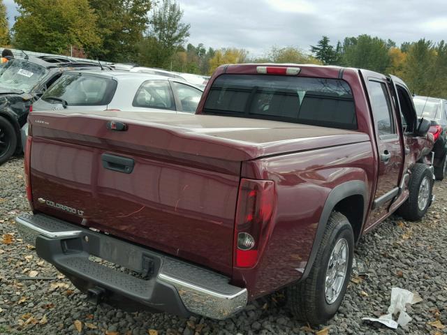 1GCCS139388167067 - 2008 CHEVROLET COLORADO RED photo 4