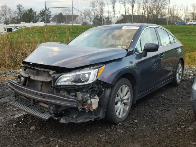 4S3BNAD69F3036386 - 2015 SUBARU LEGACY 2.5 BLUE photo 2