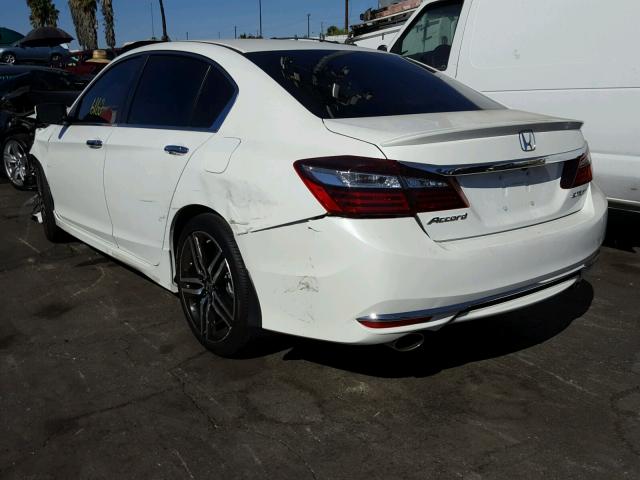 1HGCR2F53HA179532 - 2017 HONDA ACCORD SPO WHITE photo 3