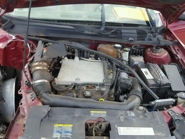 1G1ZT64824F179414 - 2004 CHEVROLET MALIBU MAX ბურგუნდია ფოტო 7