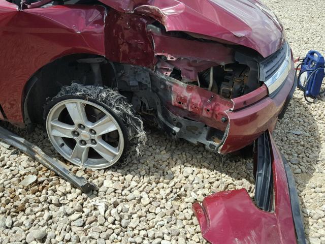 1G1ZT64824F179414 - 2004 CHEVROLET MALIBU MAX ბურგუნდია ფოტო 9