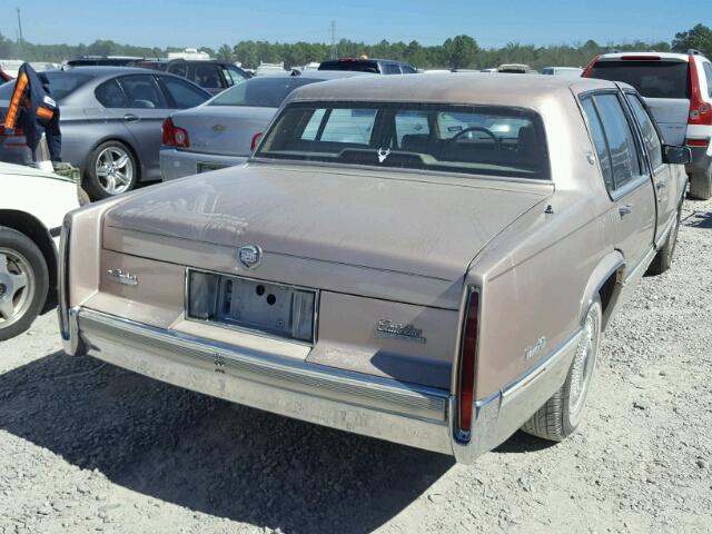 1G6CD5332L4340027 - 1990 CADILLAC DEVILLE GOLD photo 4