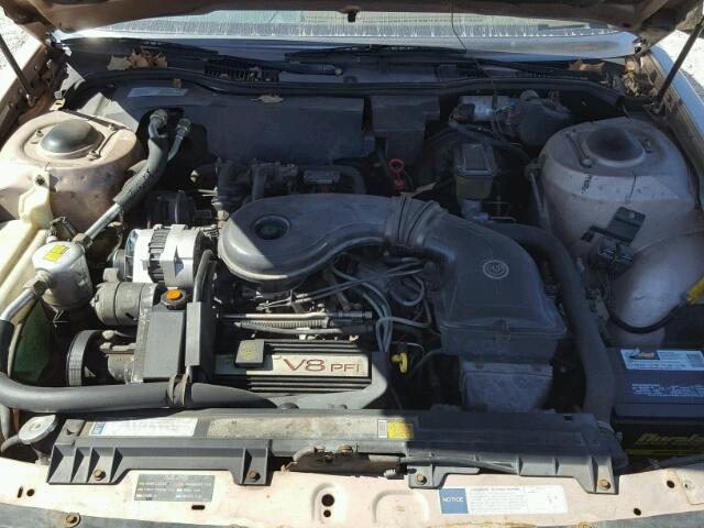 1G6CD5332L4340027 - 1990 CADILLAC DEVILLE GOLD photo 7