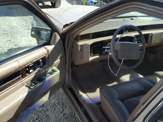 1G6CD5332L4340027 - 1990 CADILLAC DEVILLE GOLD photo 9