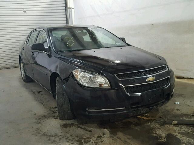1G1ZH57B894269754 - 2009 CHEVROLET MALIBU 1LT BLACK photo 1