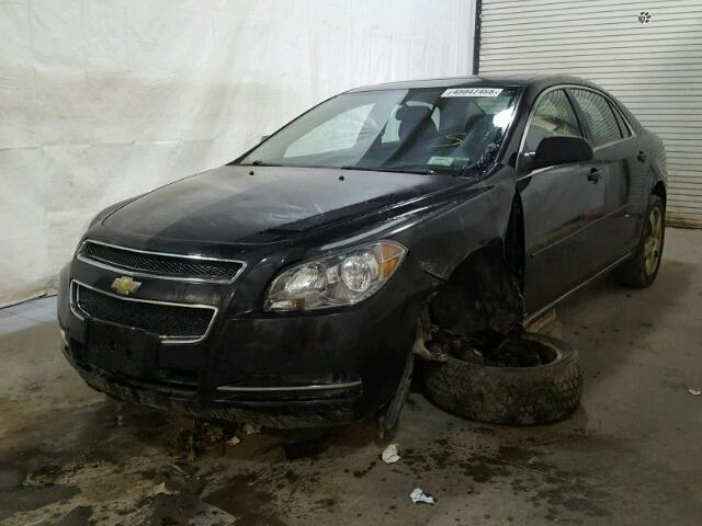 1G1ZH57B894269754 - 2009 CHEVROLET MALIBU 1LT BLACK photo 2