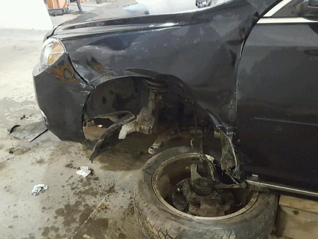 1G1ZH57B894269754 - 2009 CHEVROLET MALIBU 1LT BLACK photo 9