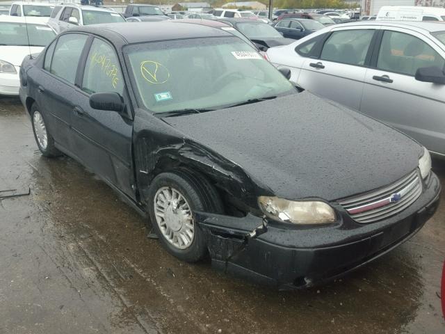 1G1ND52J33M665252 - 2003 CHEVROLET MALIBU BLACK photo 1