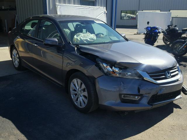 1HGCR2F82DA261126 - 2013 HONDA ACCORD GRAY photo 1