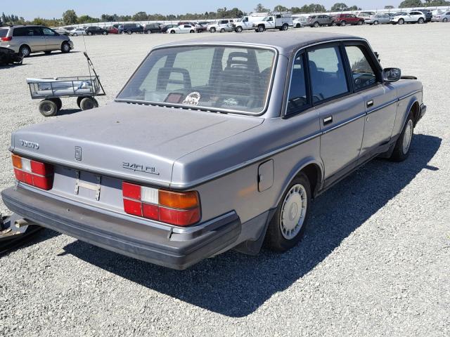 YV1AA8841L1405946 - 1990 VOLVO 240 BASE GRAY photo 4