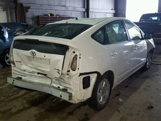 JTDKB20U277576336 - 2007 TOYOTA PRIUS WHITE photo 4