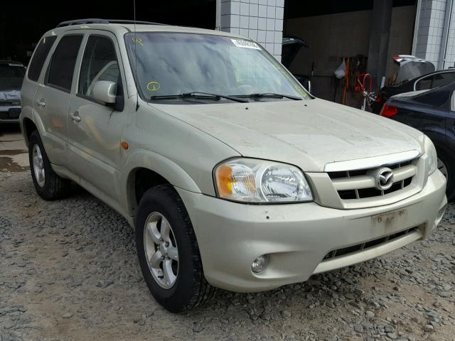 4F2CZ96185KM16803 - 2005 MAZDA TRIBUTE S CREAM photo 1