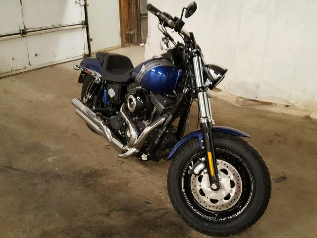 1HD1GYM11FC324758 - 2015 HARLEY-DAVIDSON FXDF DYNA BLUE photo 1