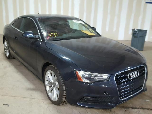 WAULFAFR5DA007093 - 2013 AUDI A5 PREMIUM BLUE photo 1