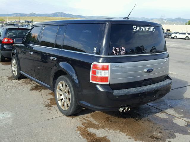 2FMHK6DC9ABA70788 - 2010 FORD FLEX LIMIT BLACK photo 3