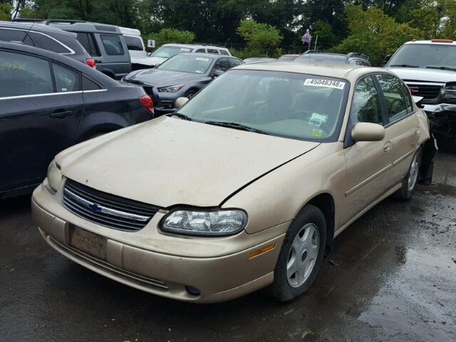 1G1NE52J416133782 - 2001 CHEVROLET MALIBU LS ბეჟი ფოტო 2