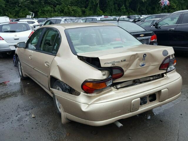 1G1NE52J416133782 - 2001 CHEVROLET MALIBU LS ბეჟი ფოტო 3