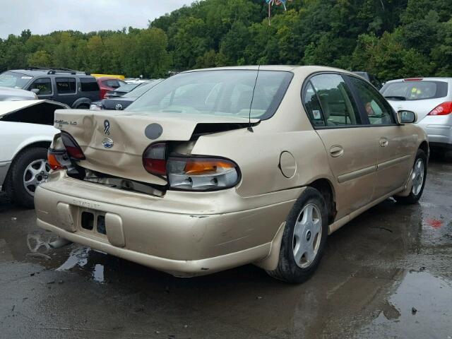 1G1NE52J416133782 - 2001 CHEVROLET MALIBU LS ბეჟი ფოტო 4
