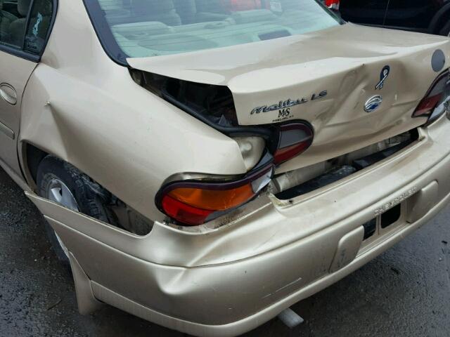 1G1NE52J416133782 - 2001 CHEVROLET MALIBU LS ბეჟი ფოტო 9