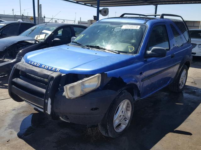 SALNY12223A261169 - 2003 LAND ROVER FREELANDER BLUE photo 2