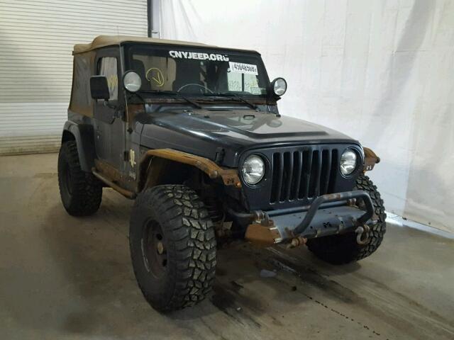 1J4FA39S43P352663 - 2003 JEEP WRANGLER C BLACK photo 1